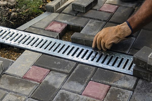 Patio Drain Installation in Youngstown
